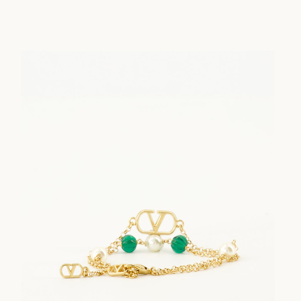 Imagen del brazalete VLogo de la marca Valentino Garavani para Mujer - Temporada Otoño-Invierno 2025 - Vista Trasera