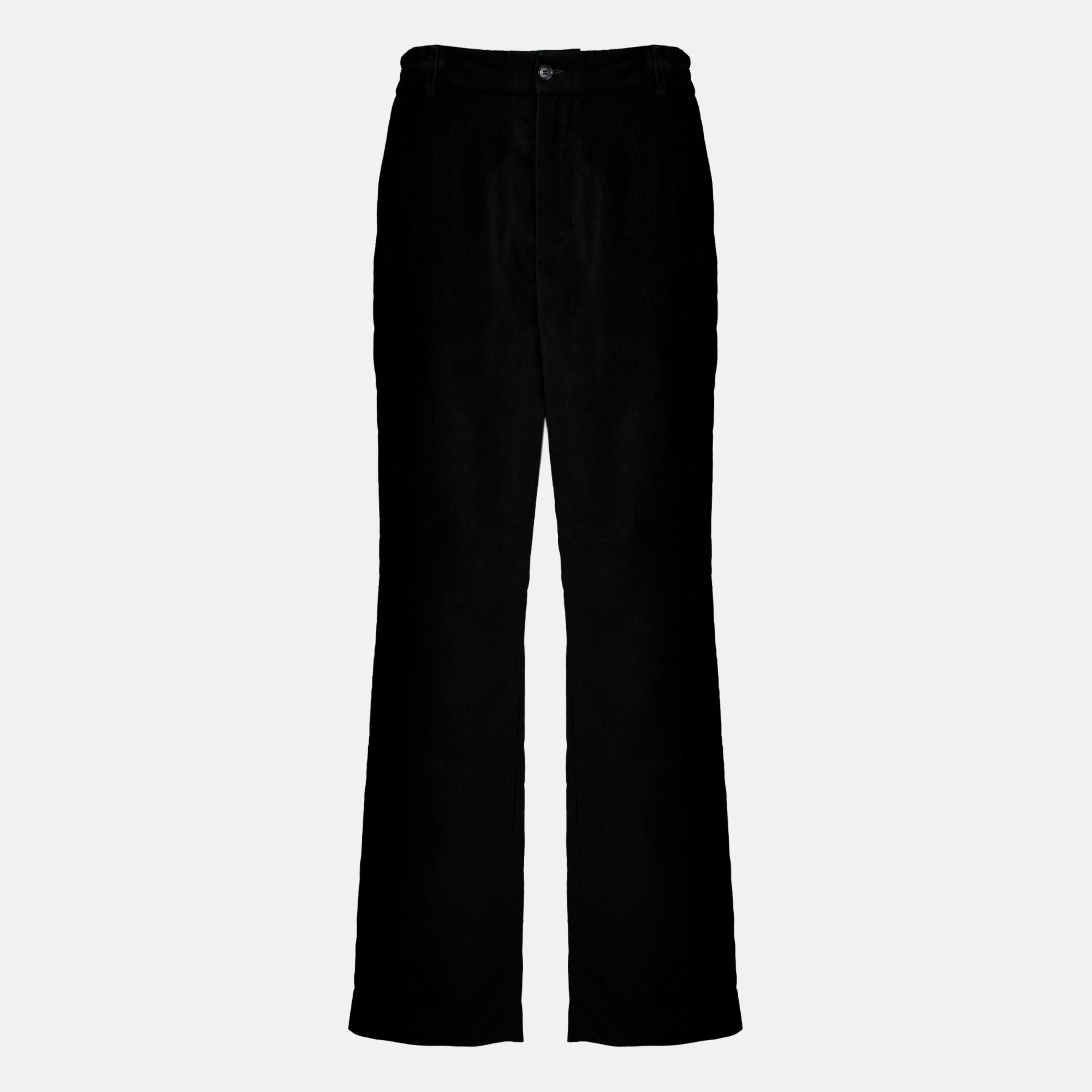 Pantalons Pantalon en velours côtelé noir Moncler Noir Homme