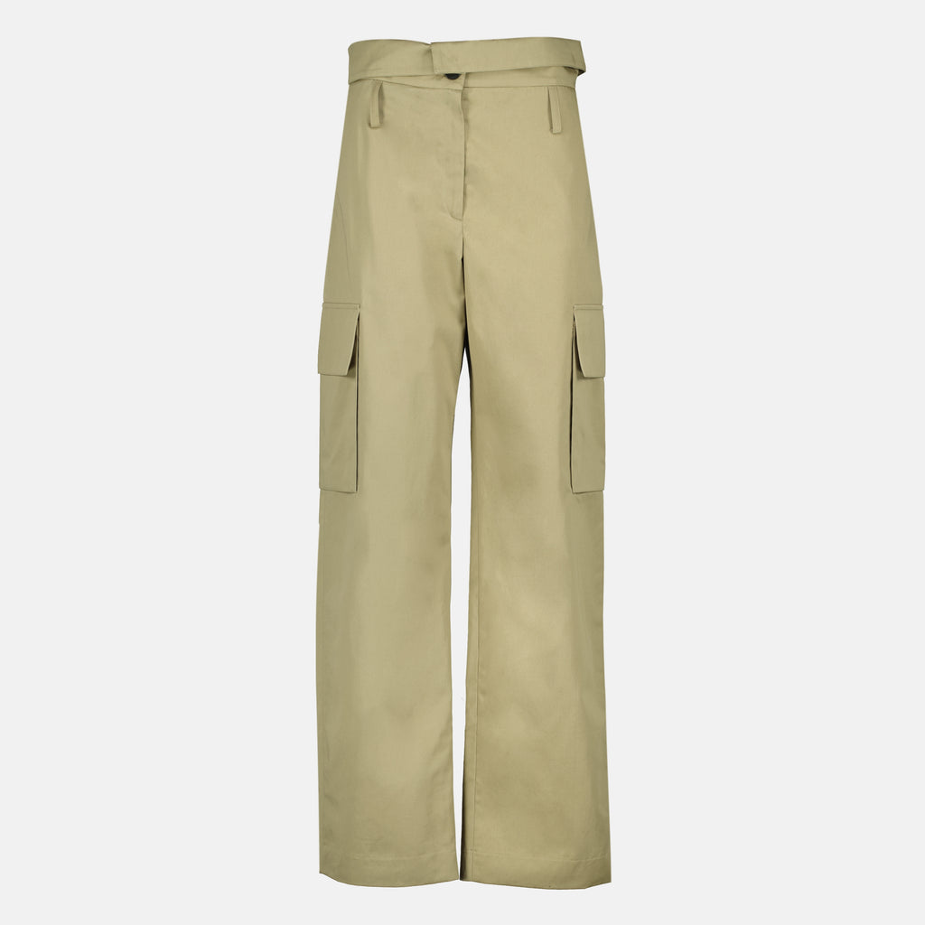 Pantalons Calças Largas Beiges Iro Beige Femme