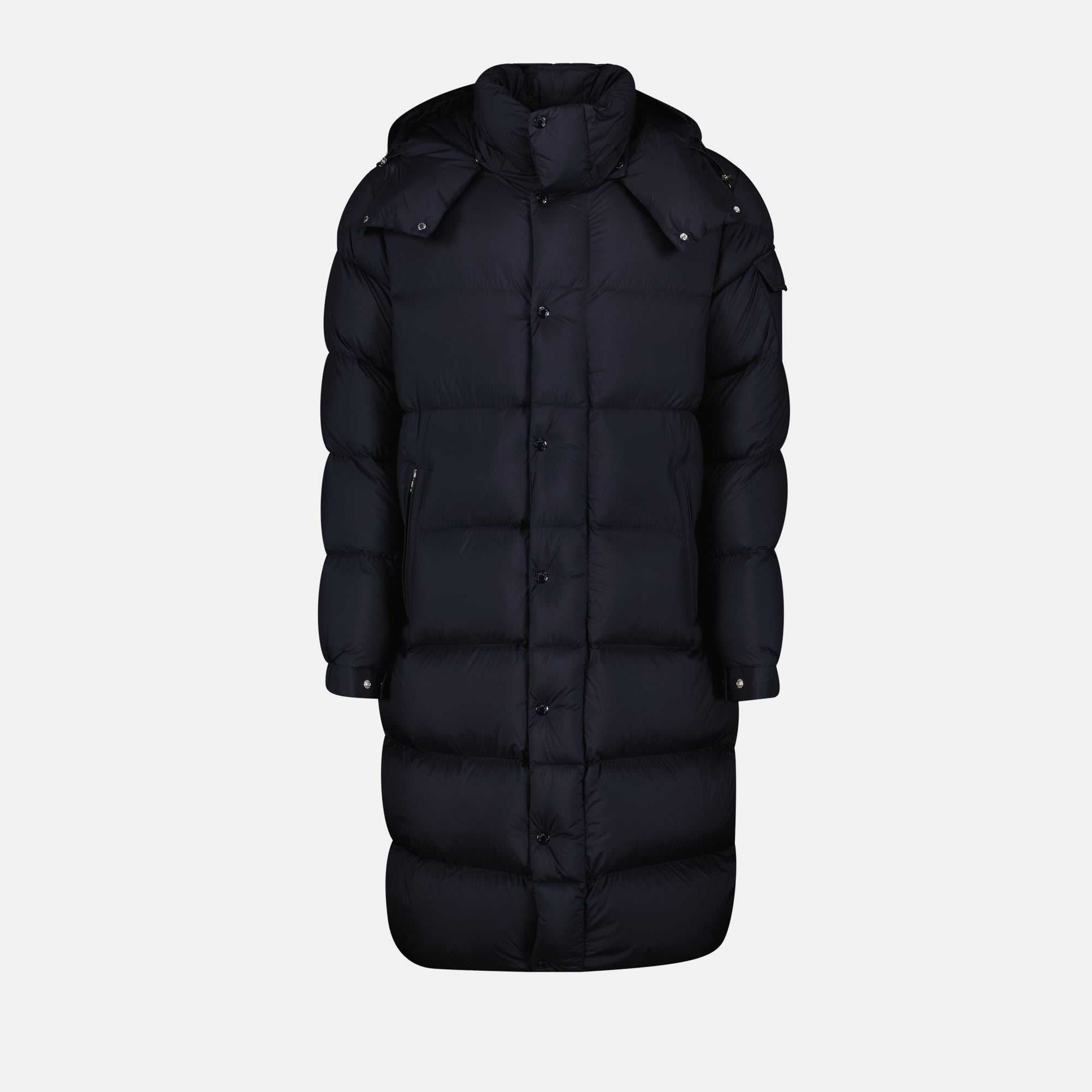 Manteaux Doudoune Hanoverian longue Moncler Bleu Homme