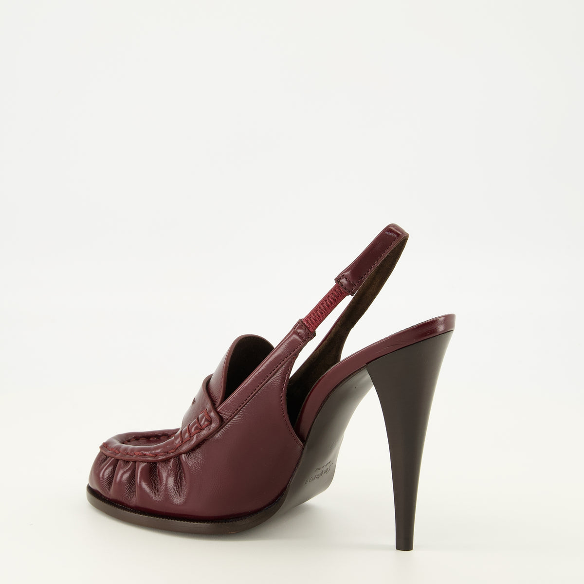 Escarpins Escarpins Loafer Slingbacks bodeaux Saint Laurent Bordeaux Femme