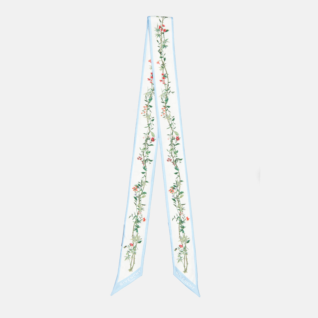 Écharpes, foulards et gants Bandeau à fleurs Givenchy Bleu Femme