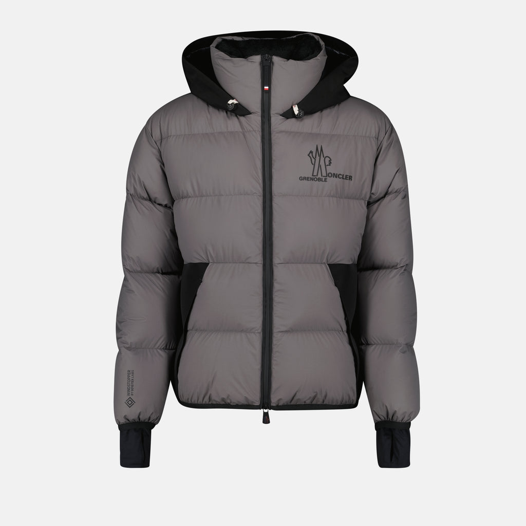 Manteaux Doudoune Marcassin Moncler Grenoble Gris Homme