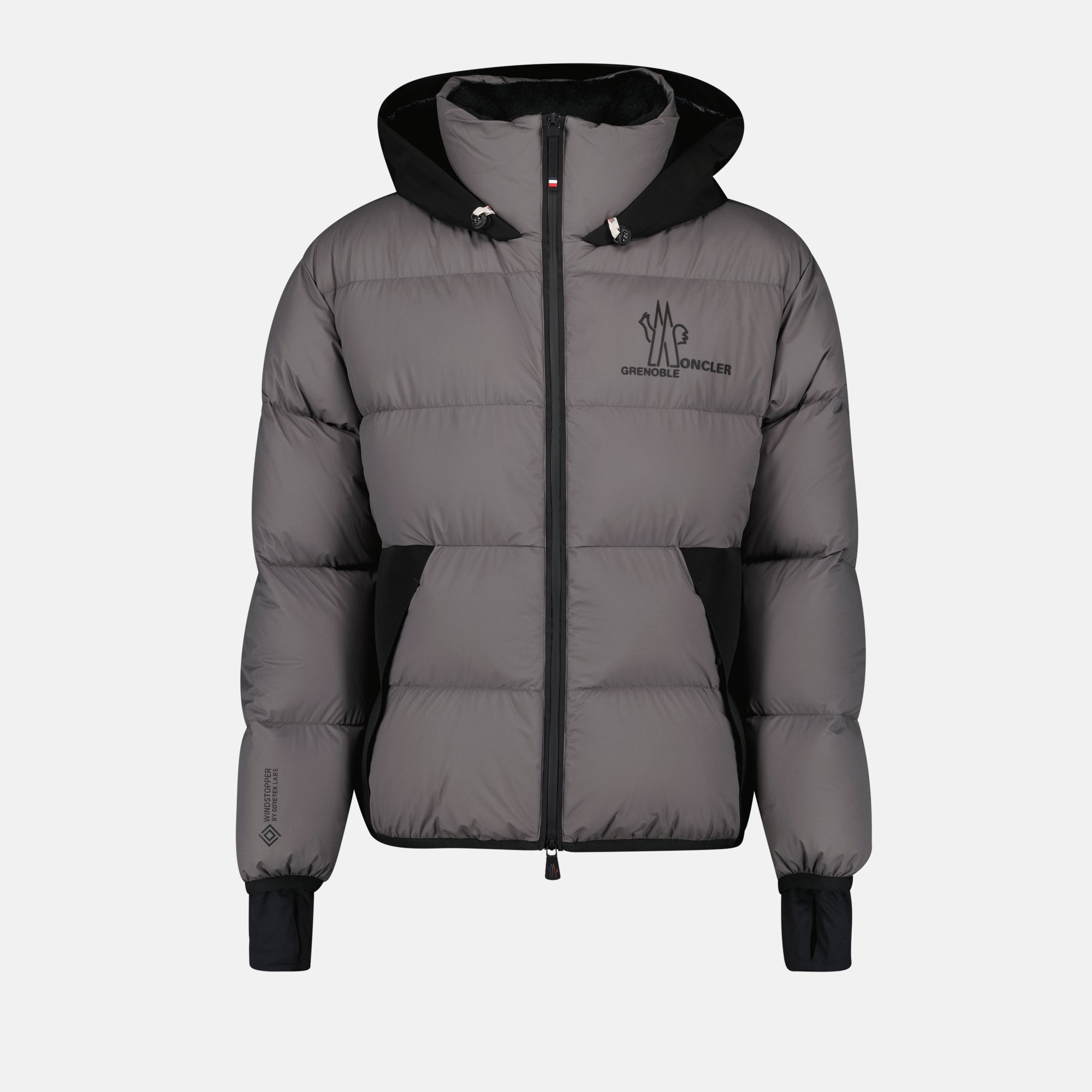 Manteaux Doudoune Marcassin Moncler Grenoble Gris Homme