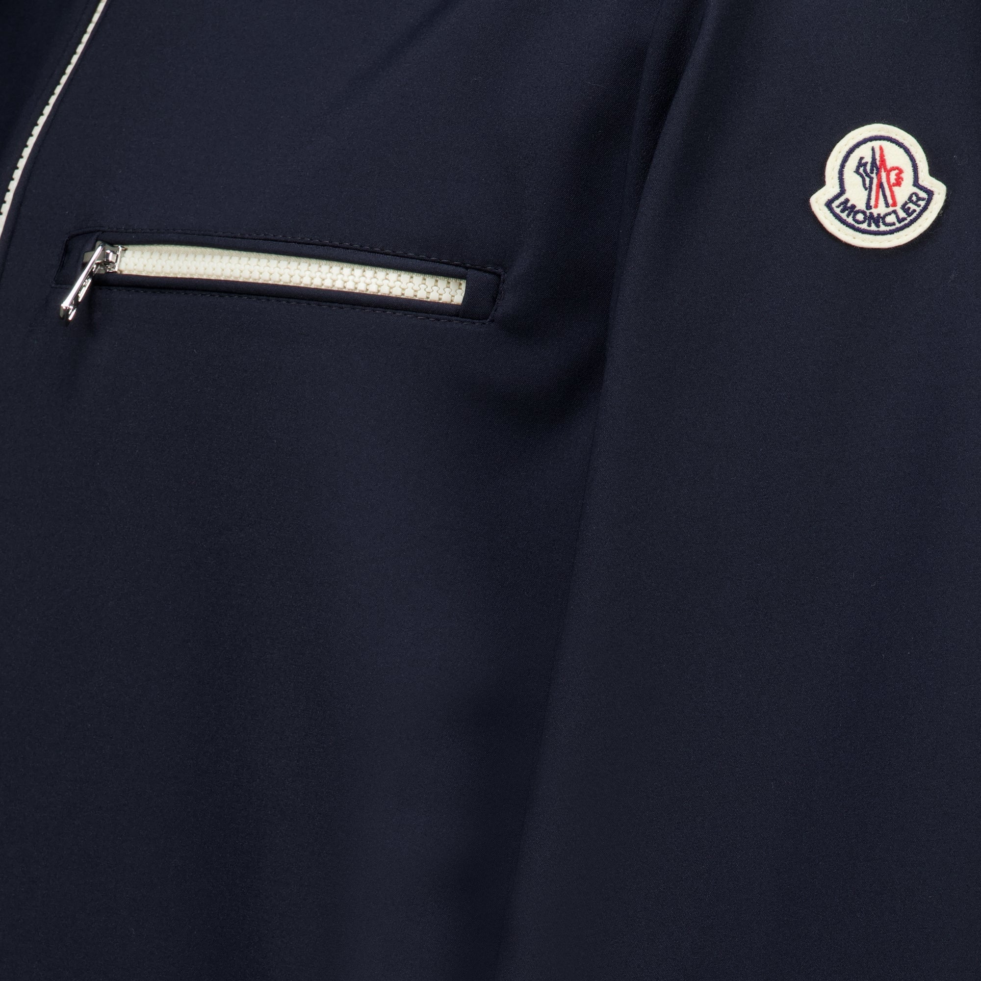 Vestes Veste Fourioun en coton bleu marine Moncler Bleu foncé Homme