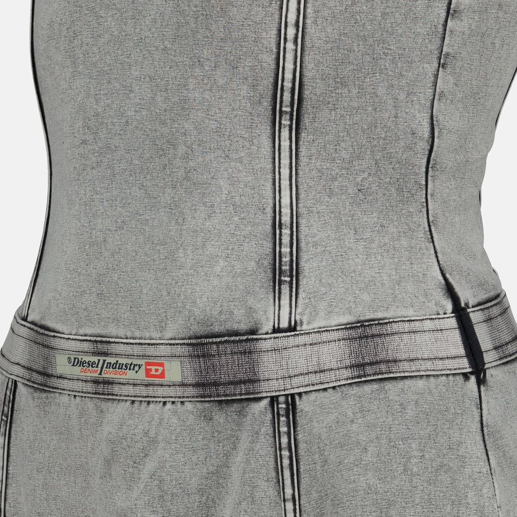 Vestidos Robe D-inny Diesel Cinza Femme