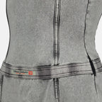 Vestidos Robe D-inny Diesel Cinza Femme
