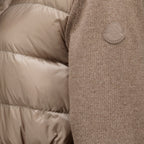 Vestes Cardigan com Zíper e Cinto Bege Moncler Beige Femme