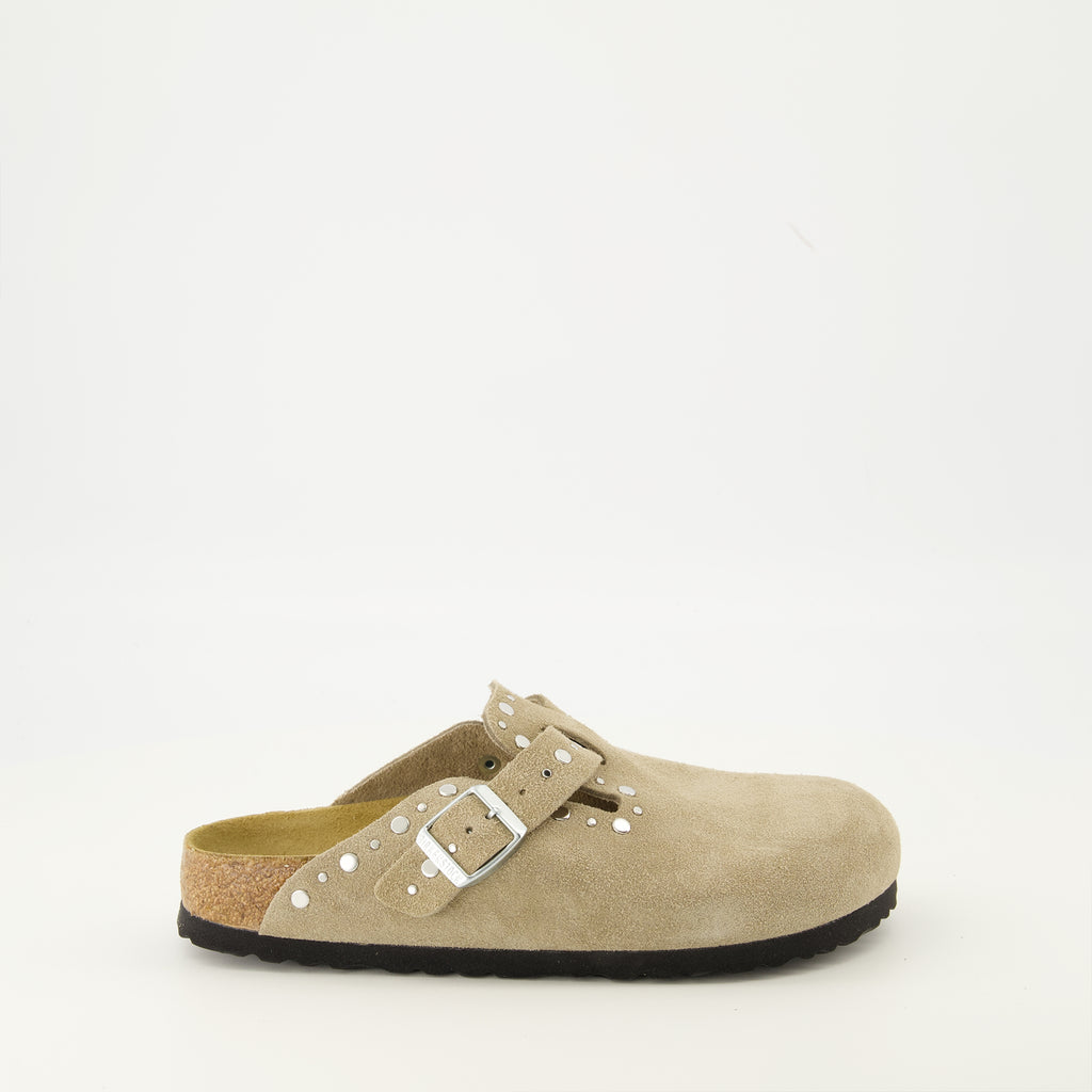 Image de l'article Mules Boston de la marque Birkenstock pour Femme - Saison Automne-Hiver 2025 - Vue latérale droite