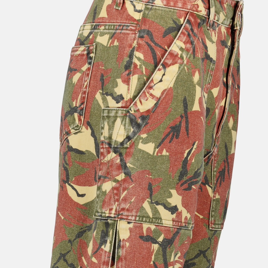 Pantalons Jeans Cargo Rabanne Rouge Femme