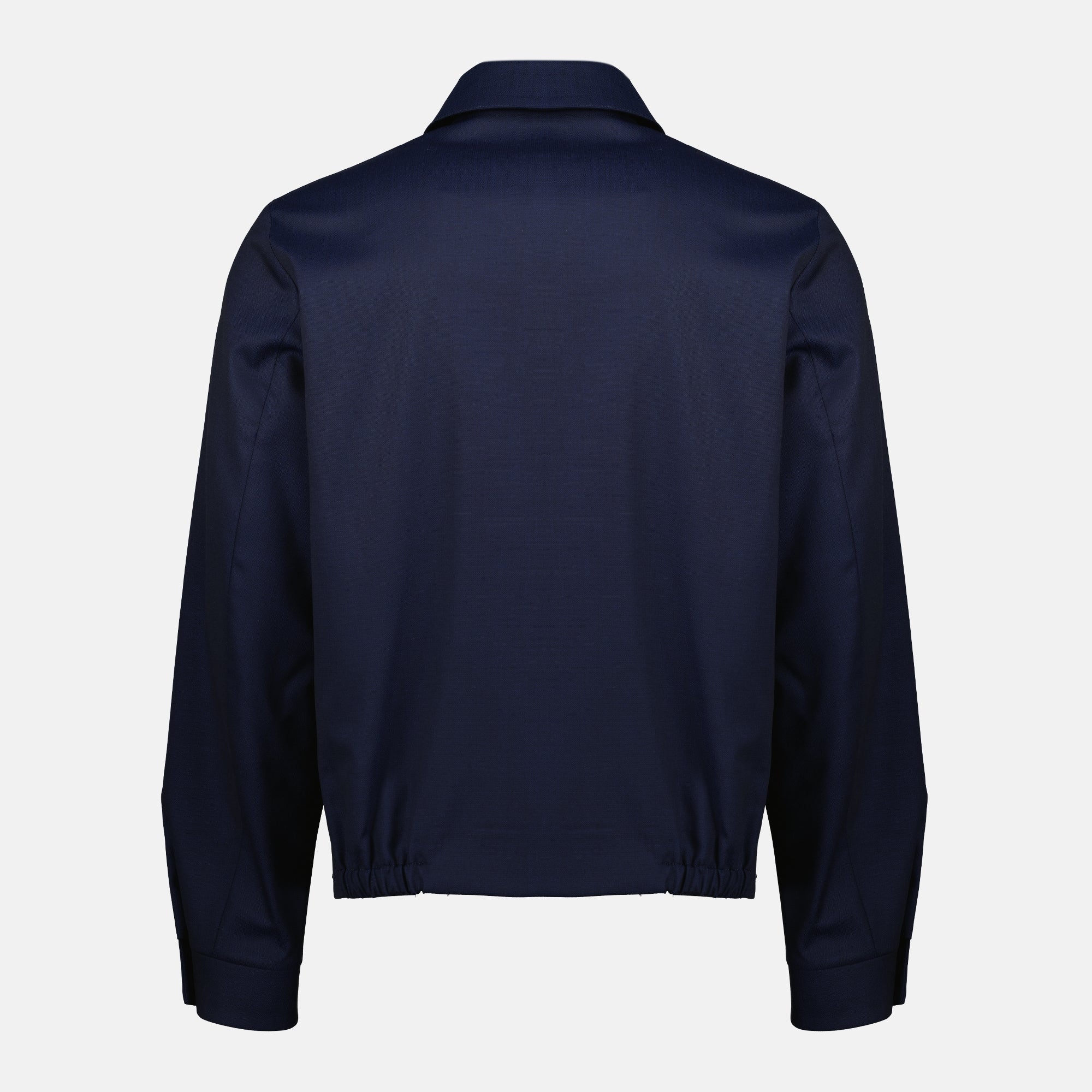 Bild des Herren-Navy-Zip-Jackets von Dior - Frühjahr/Sommer 2026 - Rückansicht
