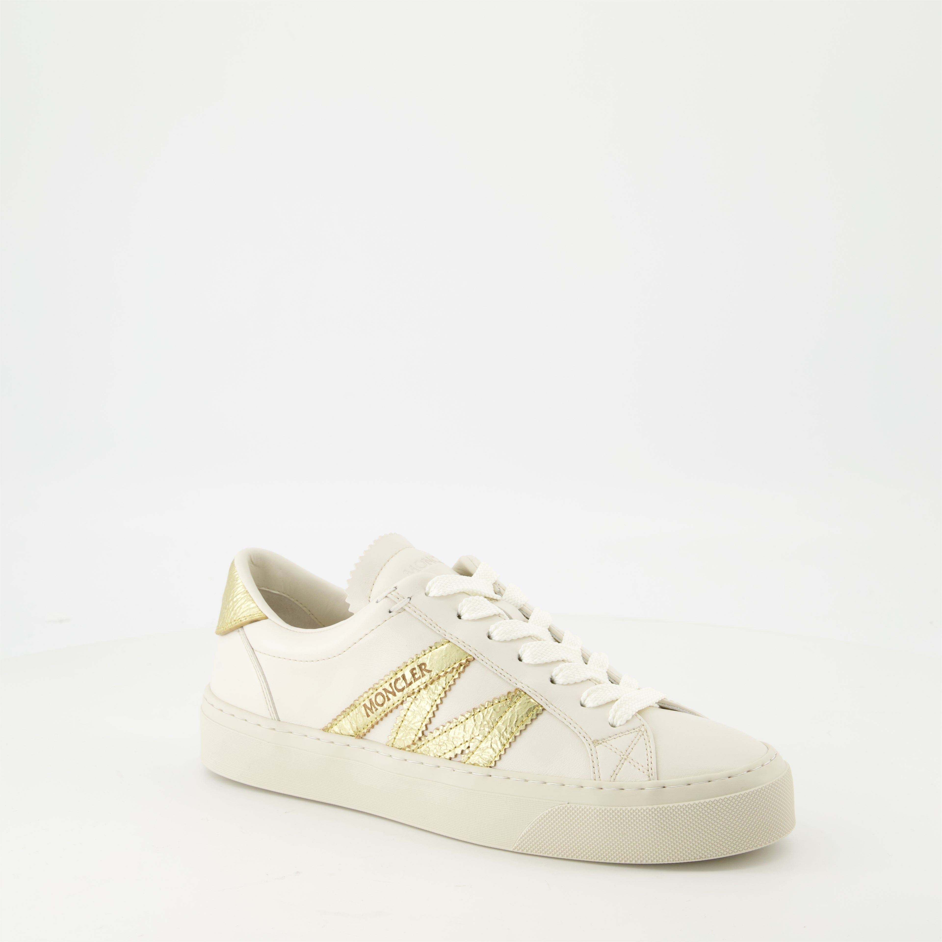 Baskets Baskets Monaco Moncler Blanc Femme