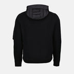 Vestes Veste bi-matière Moncler Noir Homme