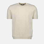 T-Shirts Selleria Pullover Fendi Beige Homme