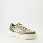 Baskets Baskets Fendi Force Fendi Kaki Homme