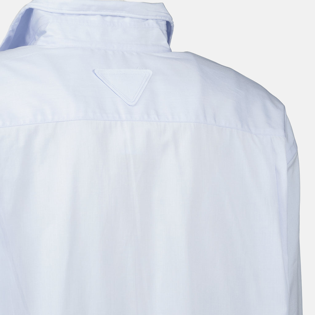 Imagen de la Camisa con Nudo de Prada para Mujer - Temporada Otoño-Invierno 2025 - Vista Detallada_2