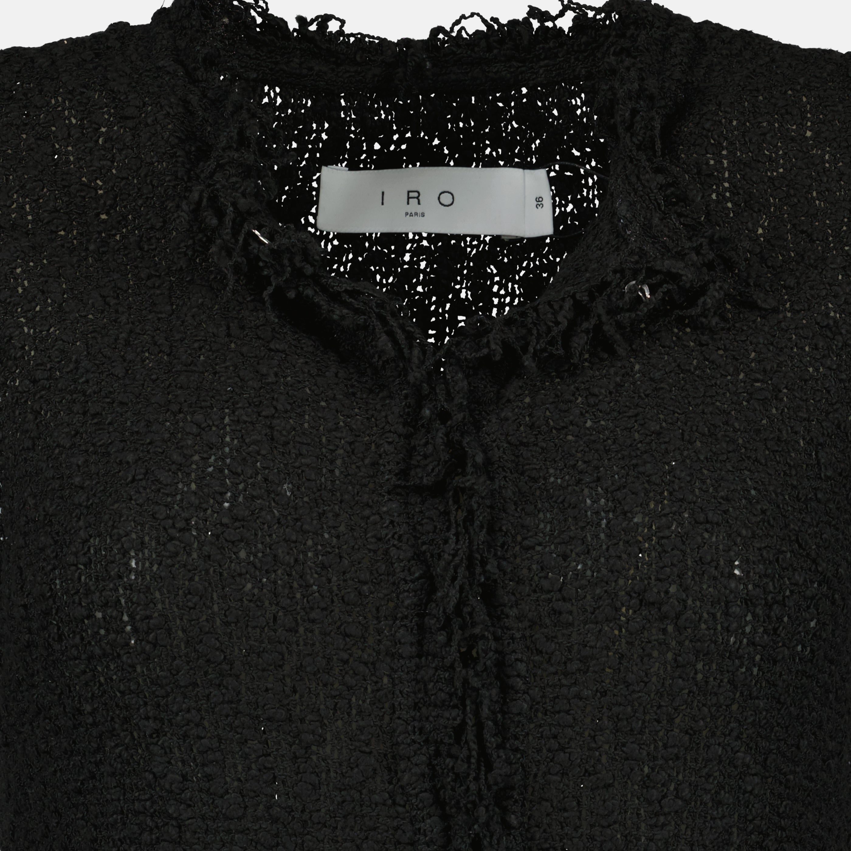 Vestes Veste sans manches en tweed noir Iro Noir Femme