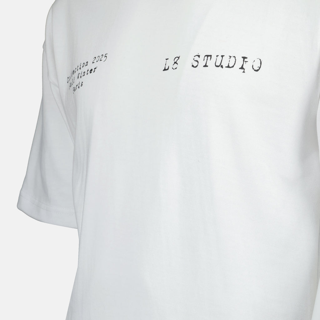 T-shirt T-shirt Virgin L8 Studio Bianco Homme