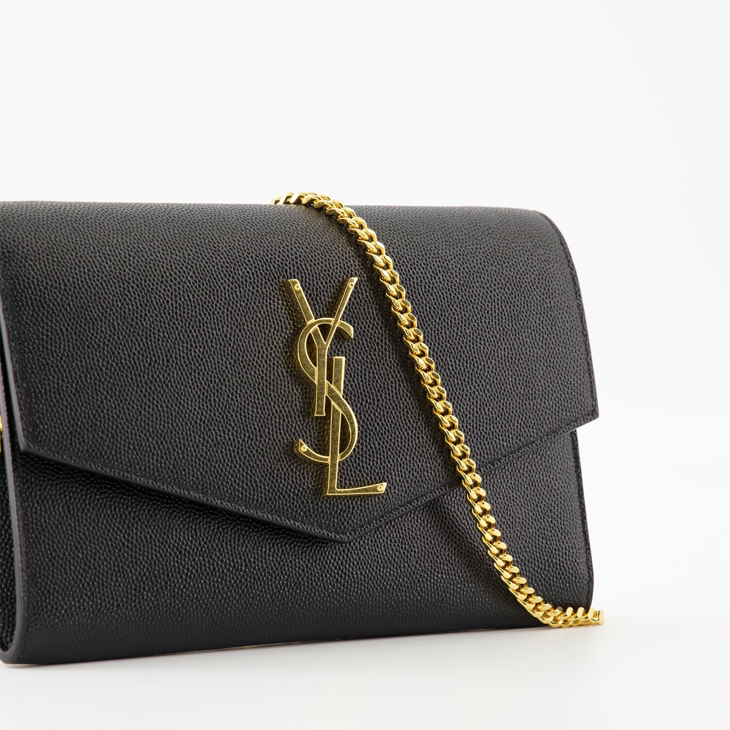 Crossbody bags Uptown Chain Pouch Saint Laurent Black Femme