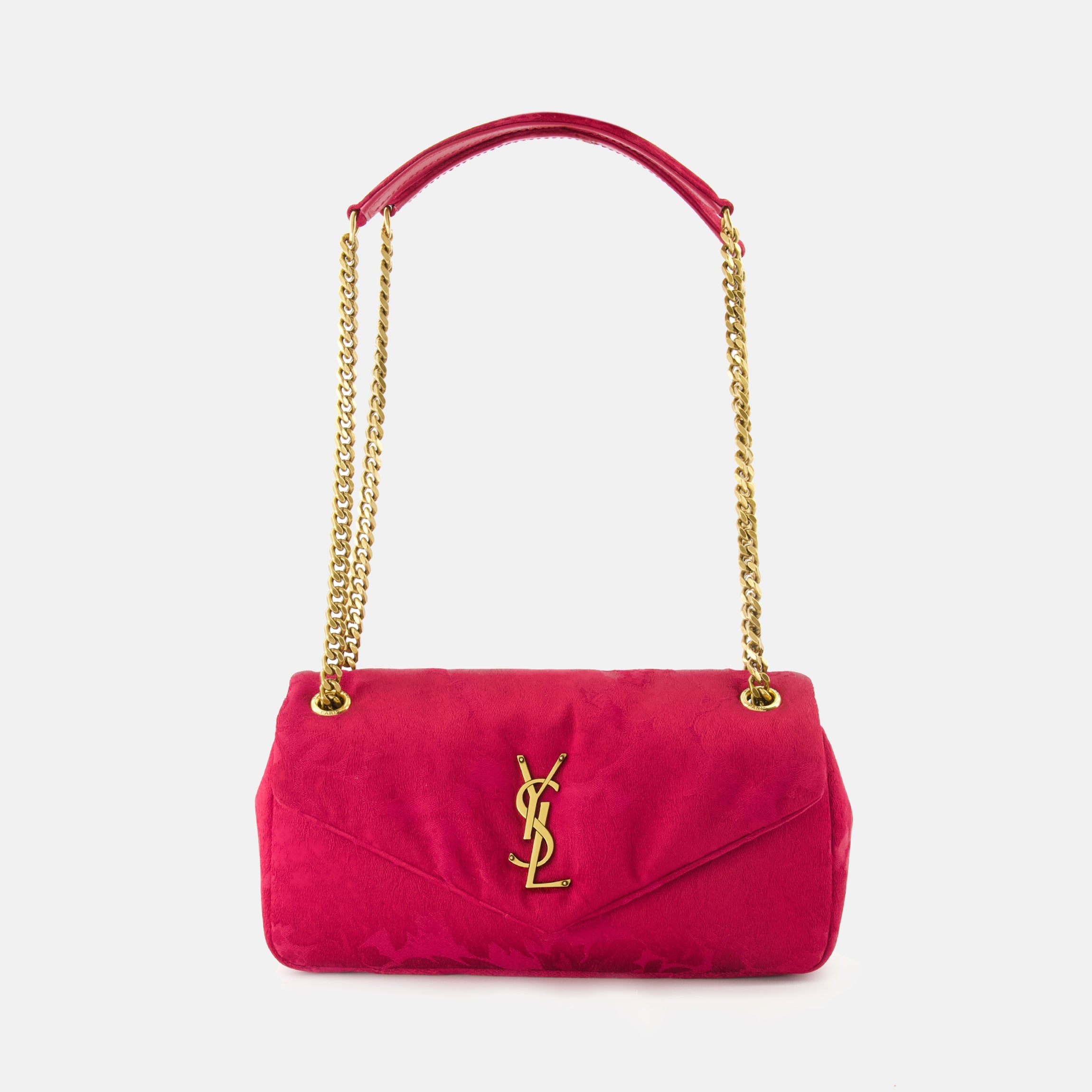 Sacs à main et épaule Sac Calypso small Saint Laurent Rose Femme
