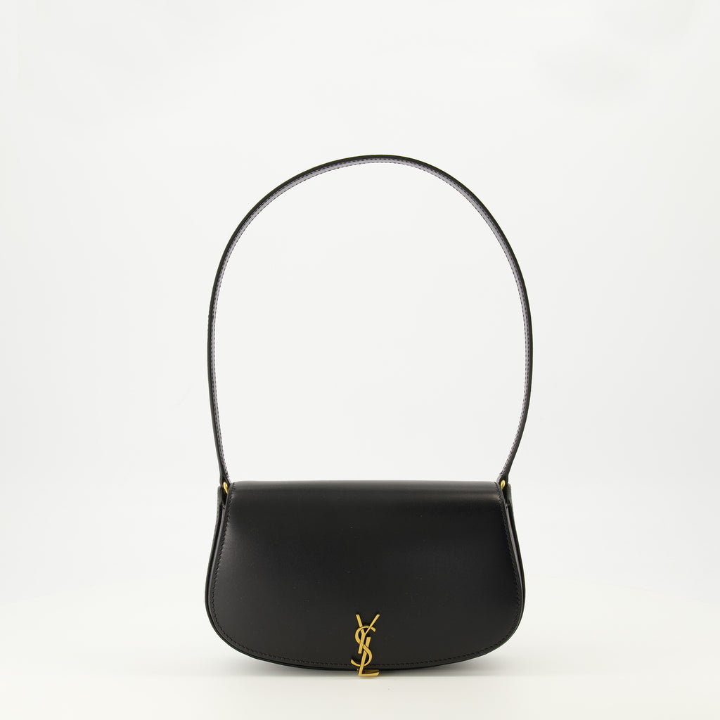 Image de l'article Mini sac Voltaire noir de la marque Saint Laurent pour Femme - Saison Printemps-Été 2026 - Vue de Face