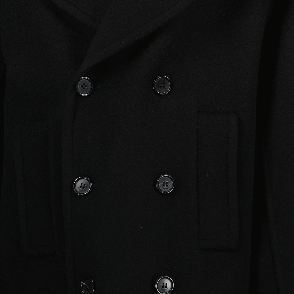 Image de l'article Manteau en laine de la marque Saint Laurent pour Femme - Saison Automne-Hiver 2025 - Vue détaillée_2