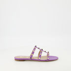 Chaussures ouvertes Sandales Rockstud Valentino Garavani Violet Femme