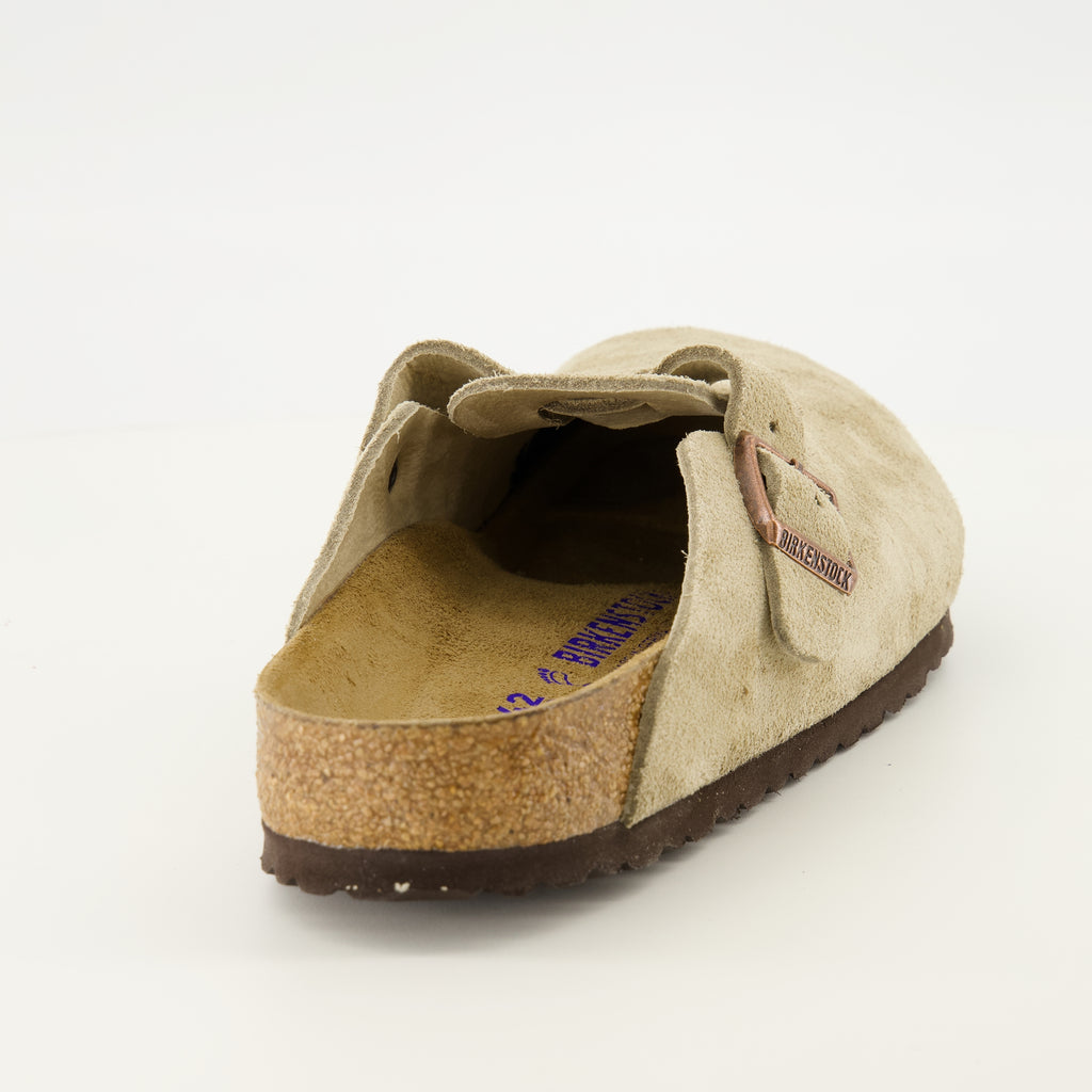Chaussures ouvertes Mule Boston Beige Birkenstock Beige Unisexe
