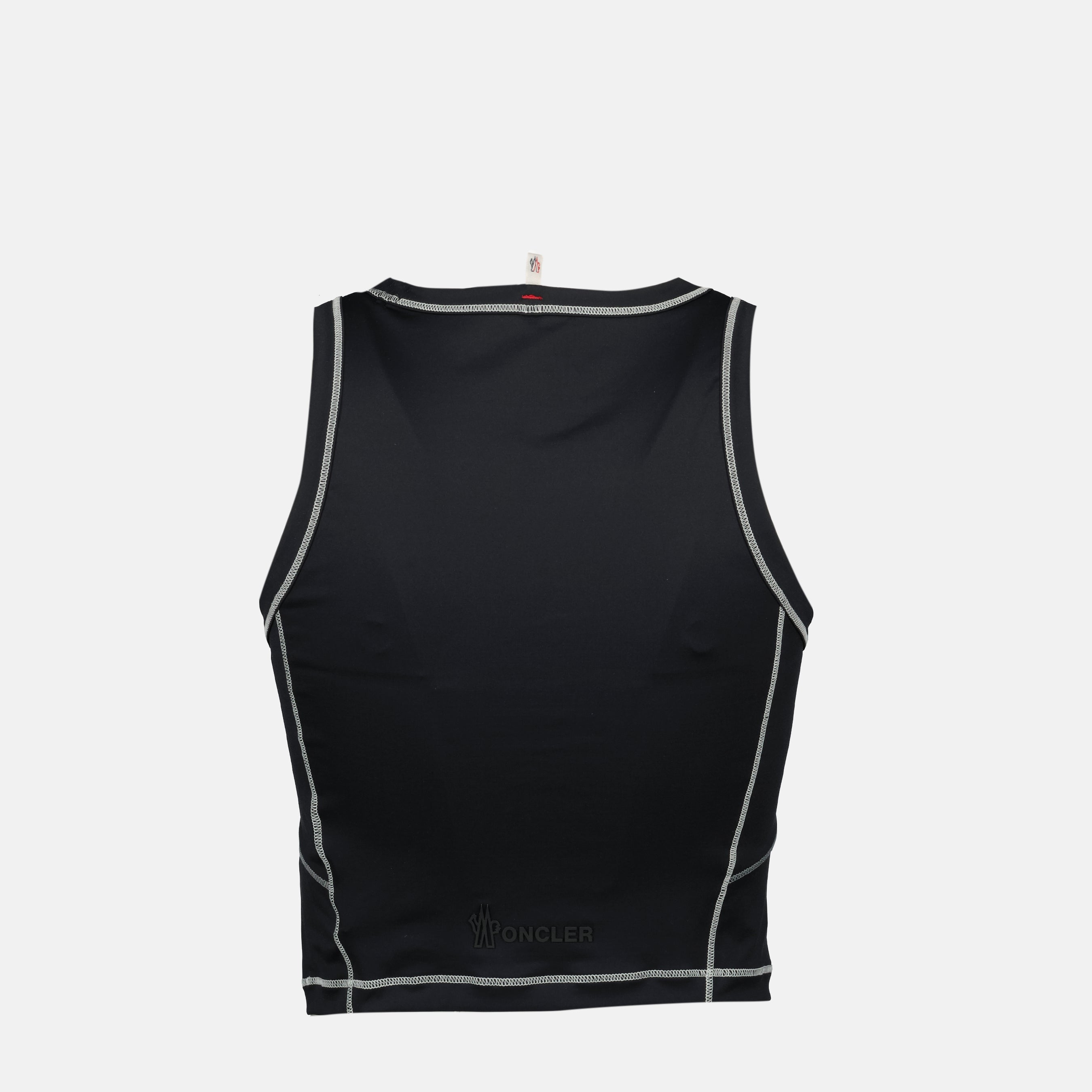 Tops Brassière à logo Moncler Grenoble Noir Femme