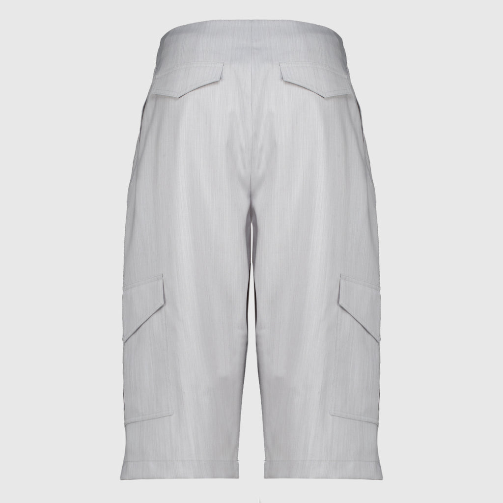Shorts Bermudas Plissadas Cinzas Largas Iro Gris Femme