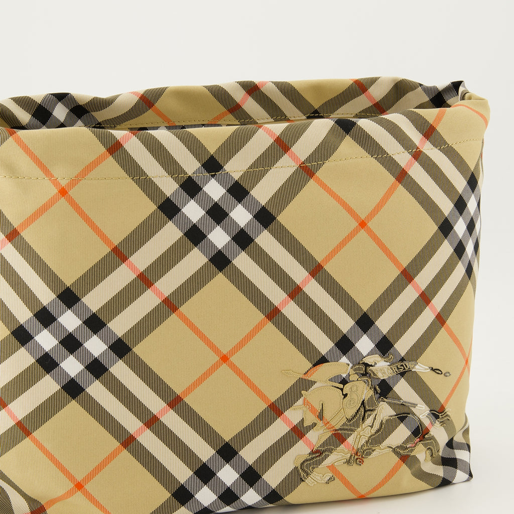 파우치 Pochette à carreaux Burberry 베이지 Homme