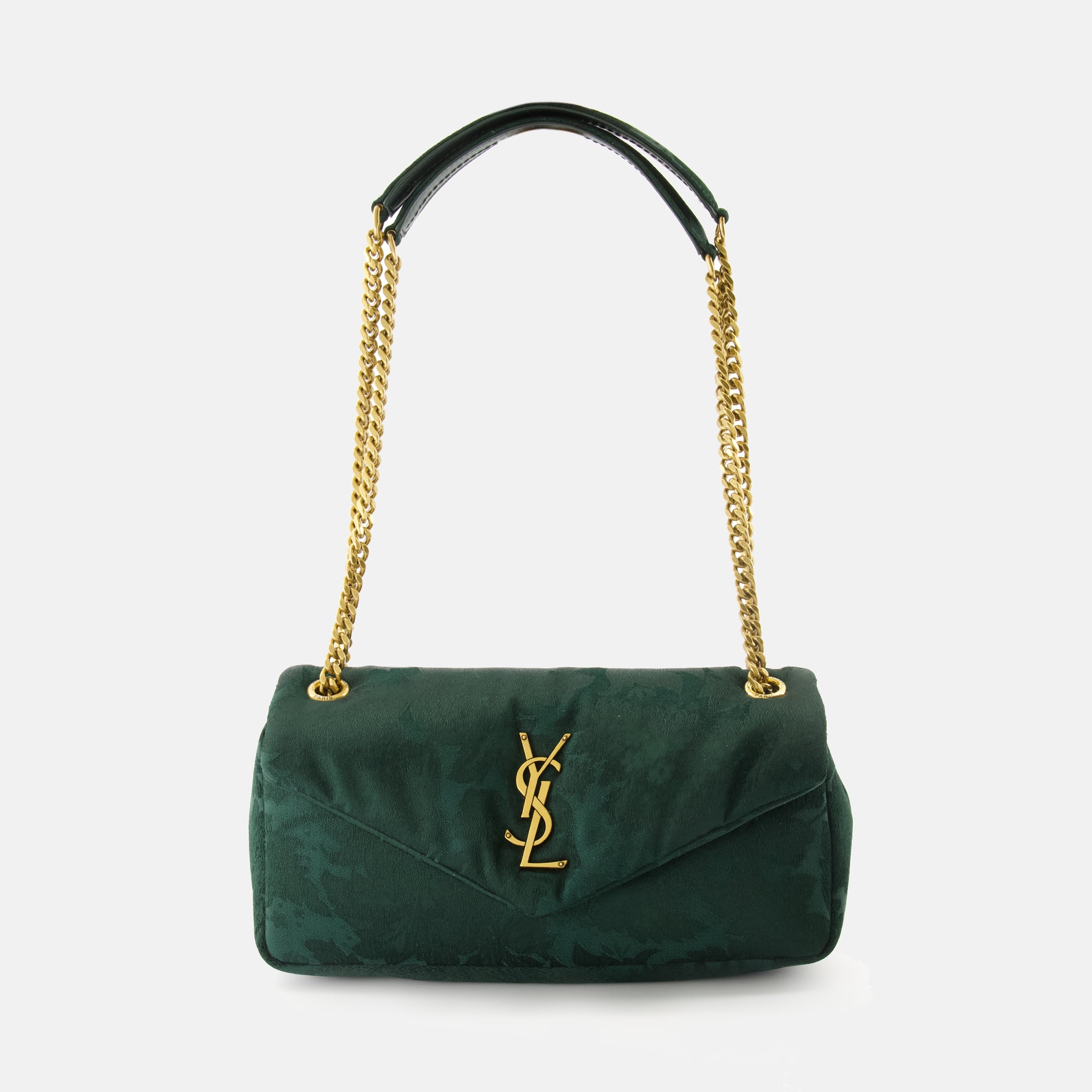 Sacs à main et épaule Sac Calypso small Saint Laurent Vert Femme