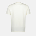 T-shirt T-shirt con logo ricamato Moncler Bianco Homme