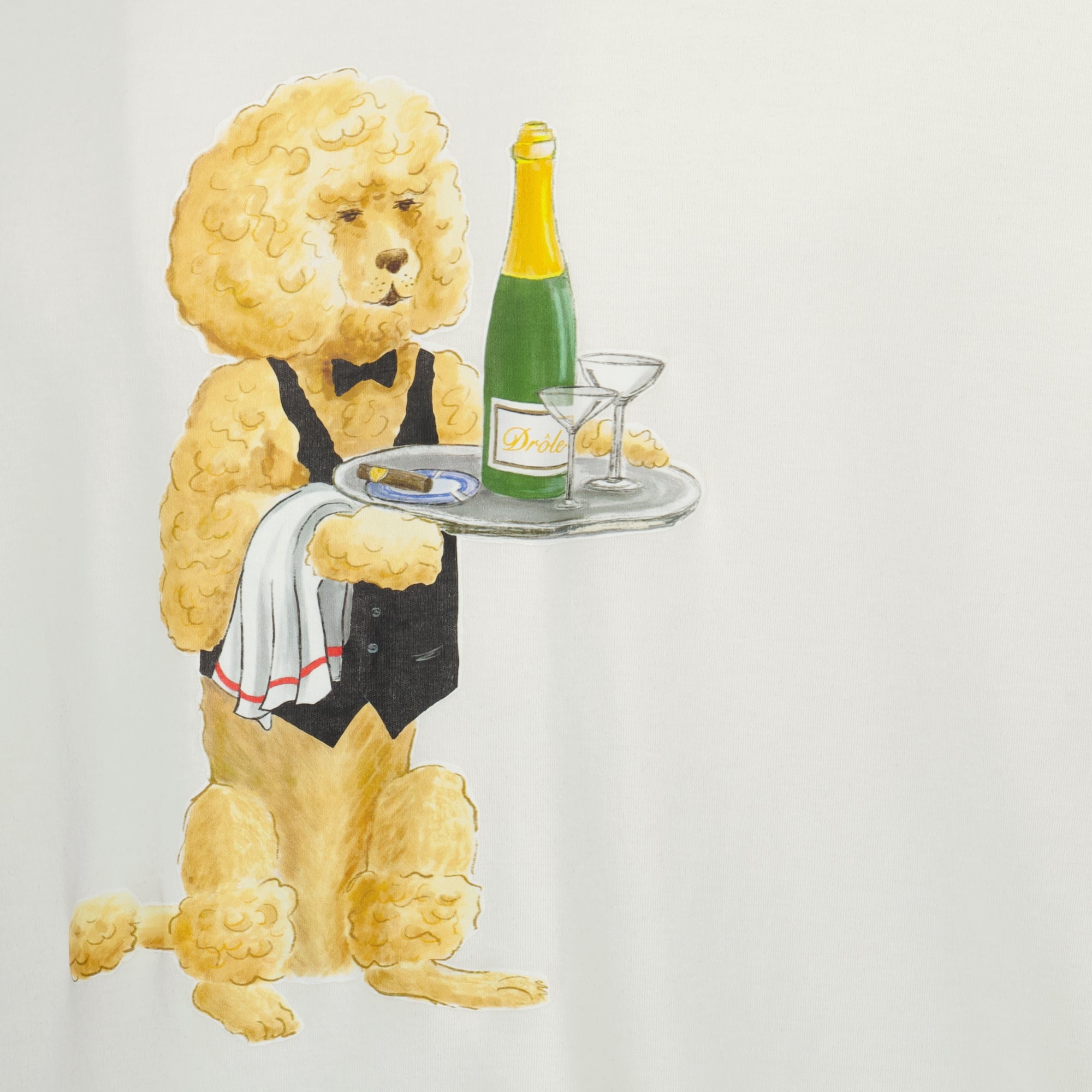 Image de l'article T-shirt Poodle de la marque Drole De Monsieur pour Homme - Saison Automne-Hiver 2025 - Vue détaillée_3