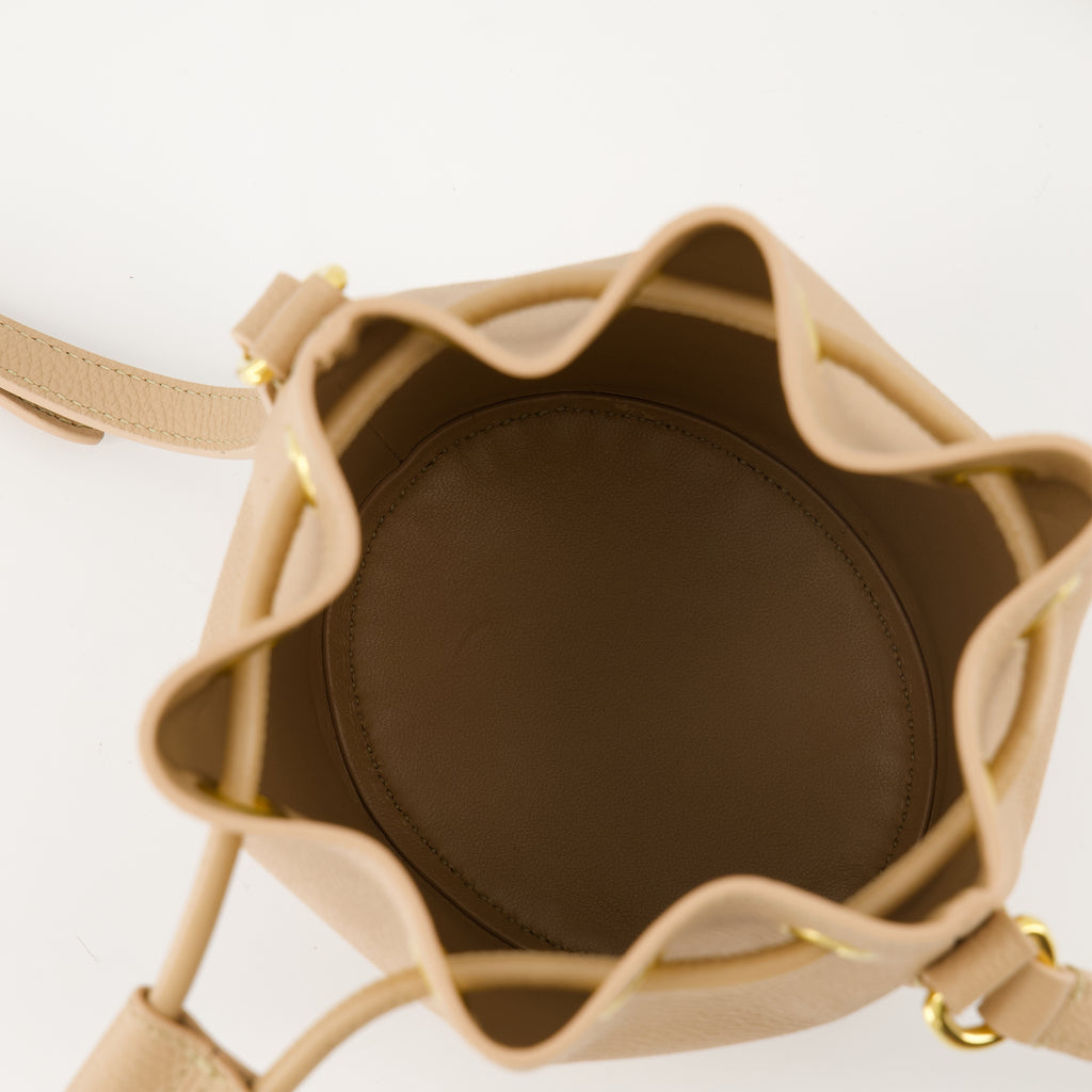 Sacs seau VLogo Bucket Bag Valentino Garavani Rose Femme