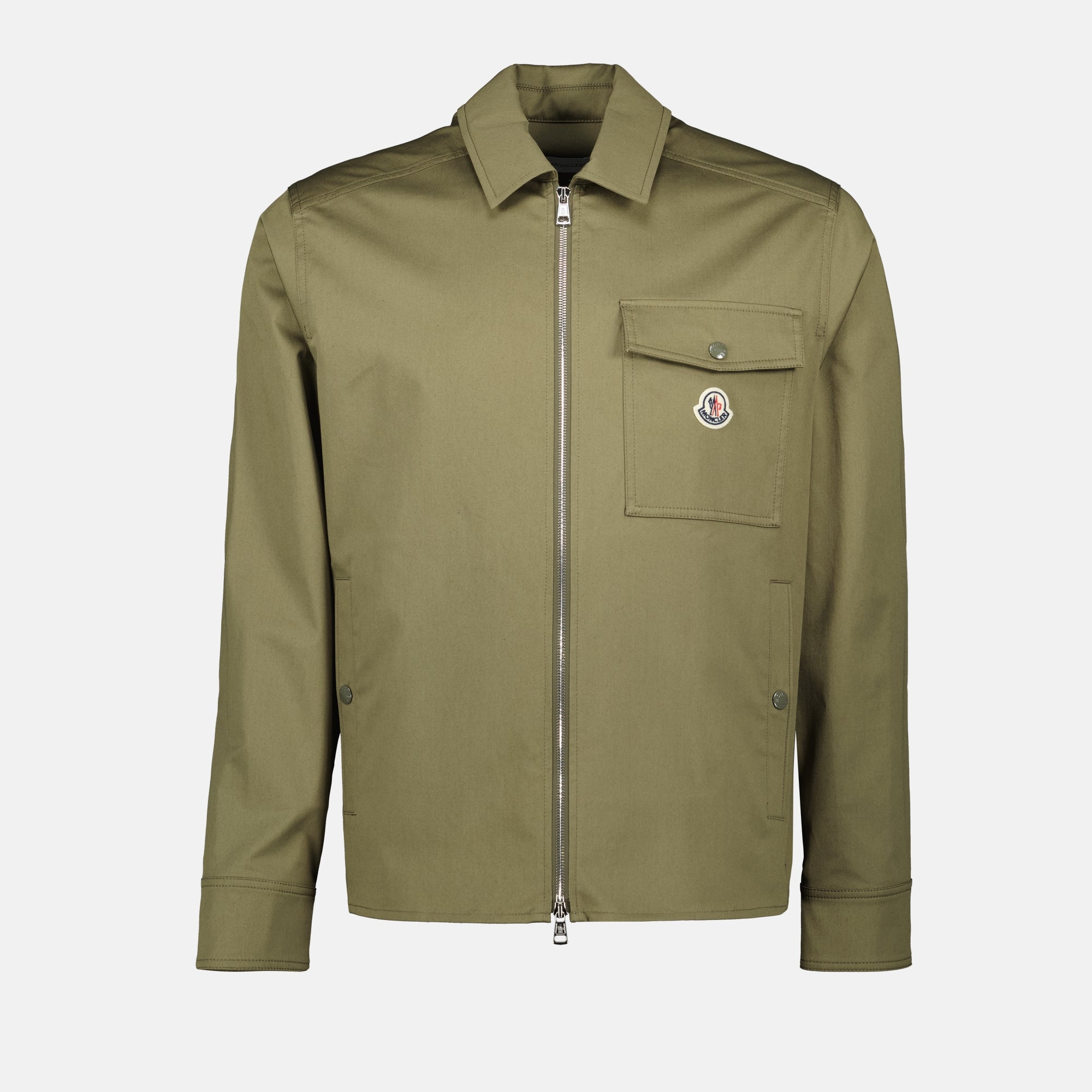 Jaquetas Veste chemise Moncler Verde Homme