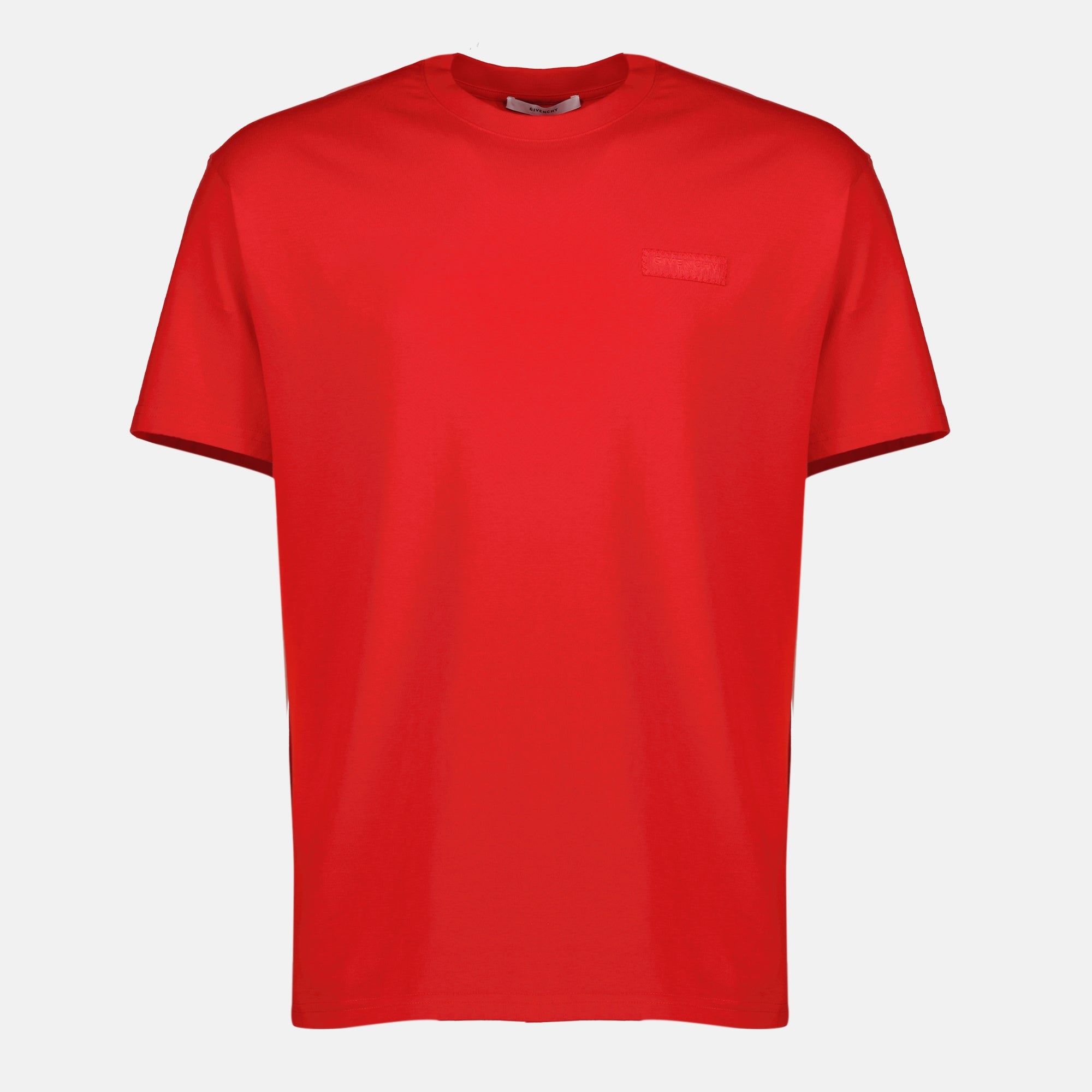 Image de l'article T-shirt Givenchy Paris rouge de la marque Givenchy pour Homme - Saison Printemps-Été 2026 - Vue de Face