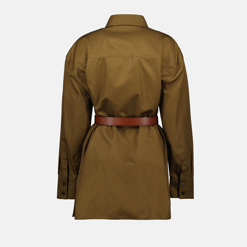 Robes Robe chemise Saint Laurent Marron Femme