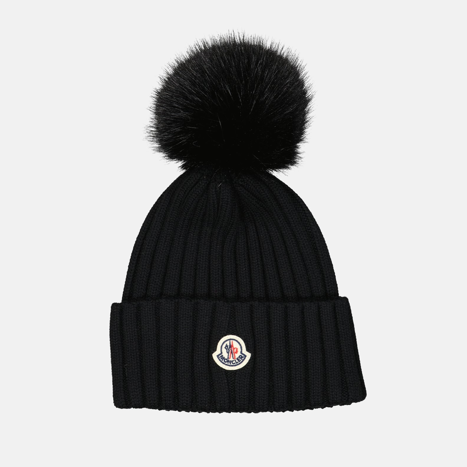 Hats, caps and beanies Bonnet à pompon Moncler Black Femme
