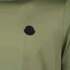 T-shirt T-shirt con Logo Verticale Moncler Verde Homme