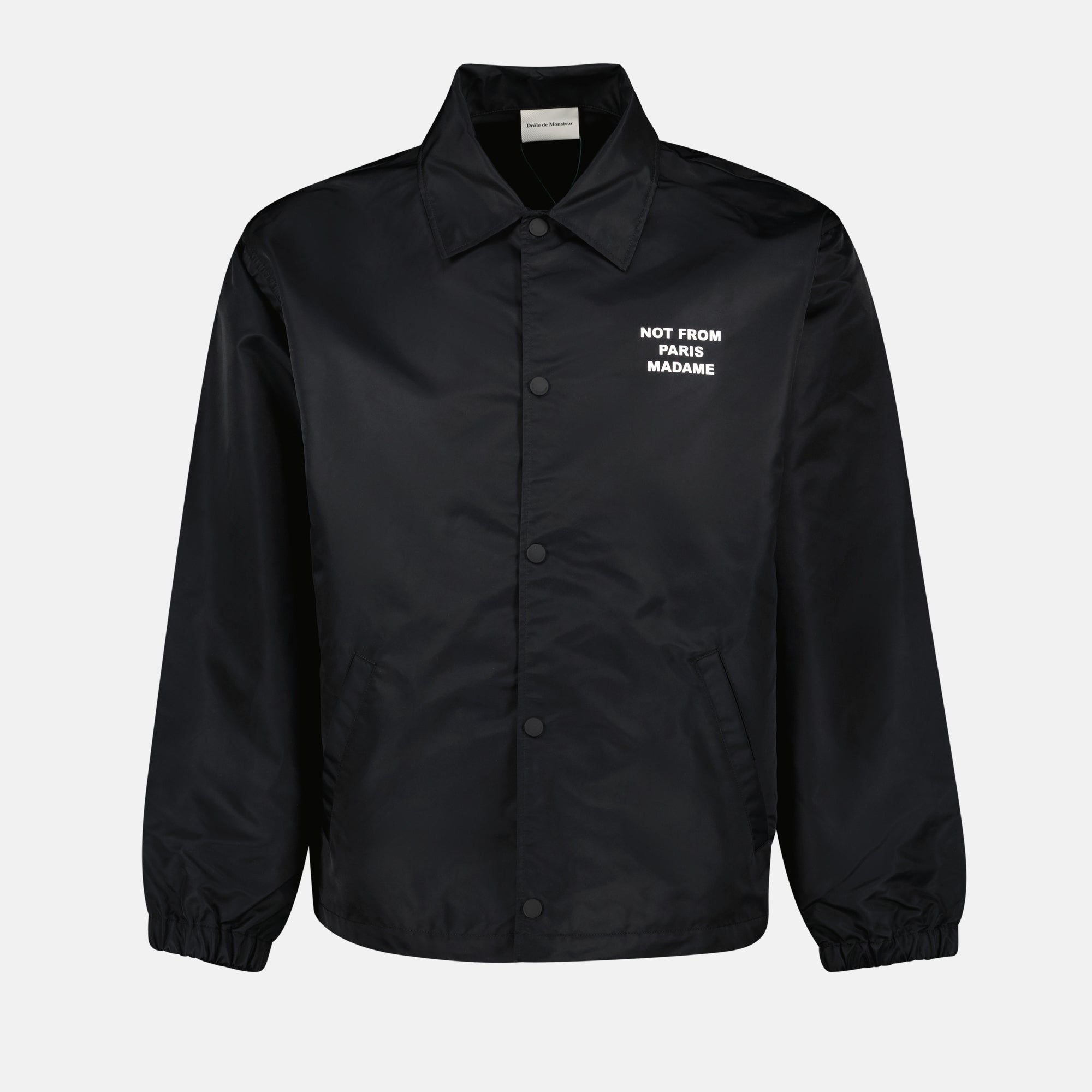 Jacken Slogan Windbreaker Drole De Monsieur Schwarz Homme