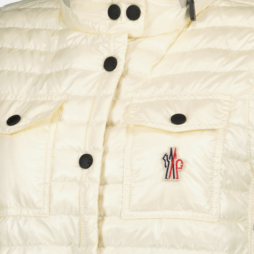 Image de l'article Doudoune sans manches Gumiane blanche de la marque Moncler Grenoble pour Femme - Saison Printemps-Été 2026 - Vue détaillée_1