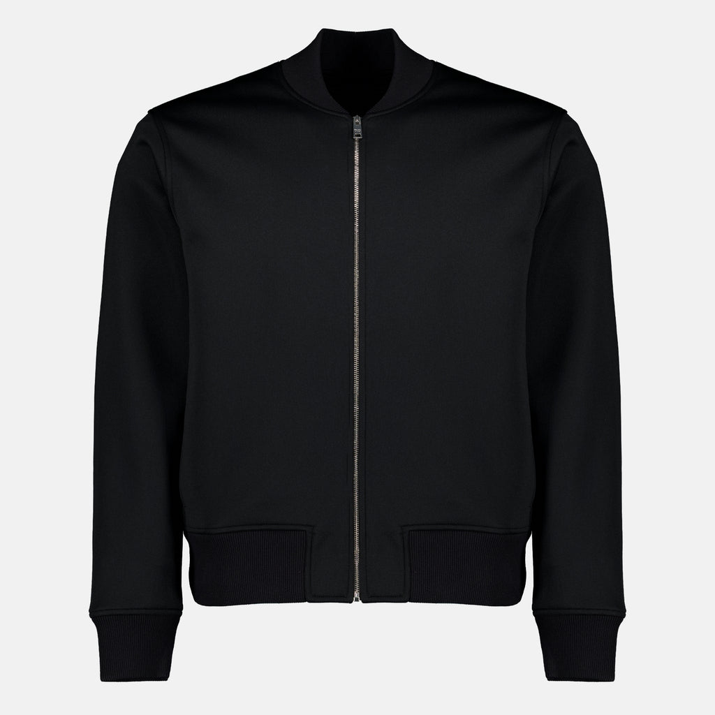 Vestes 블랙 패브릭 재킷 Prada Noir Homme