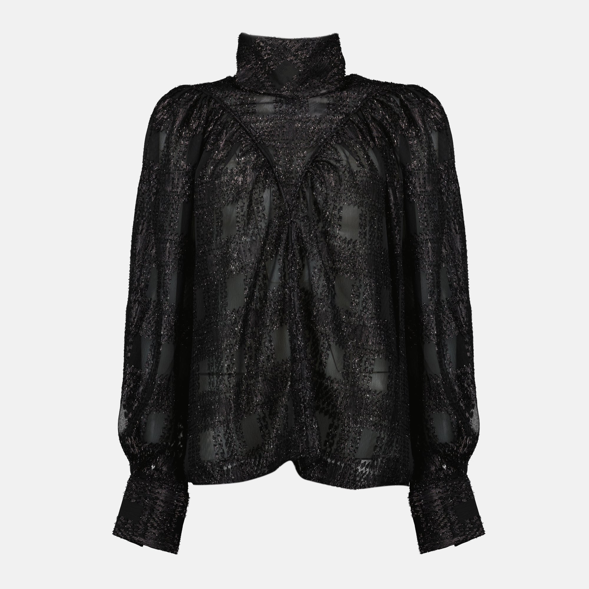 Image de l'article Top effet métallisé de la marque Iro pour Femme - Saison Automne-Hiver 2025 - Vue de Face