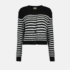 Malhas Cardigan Jules Khaite Preto Mulheres