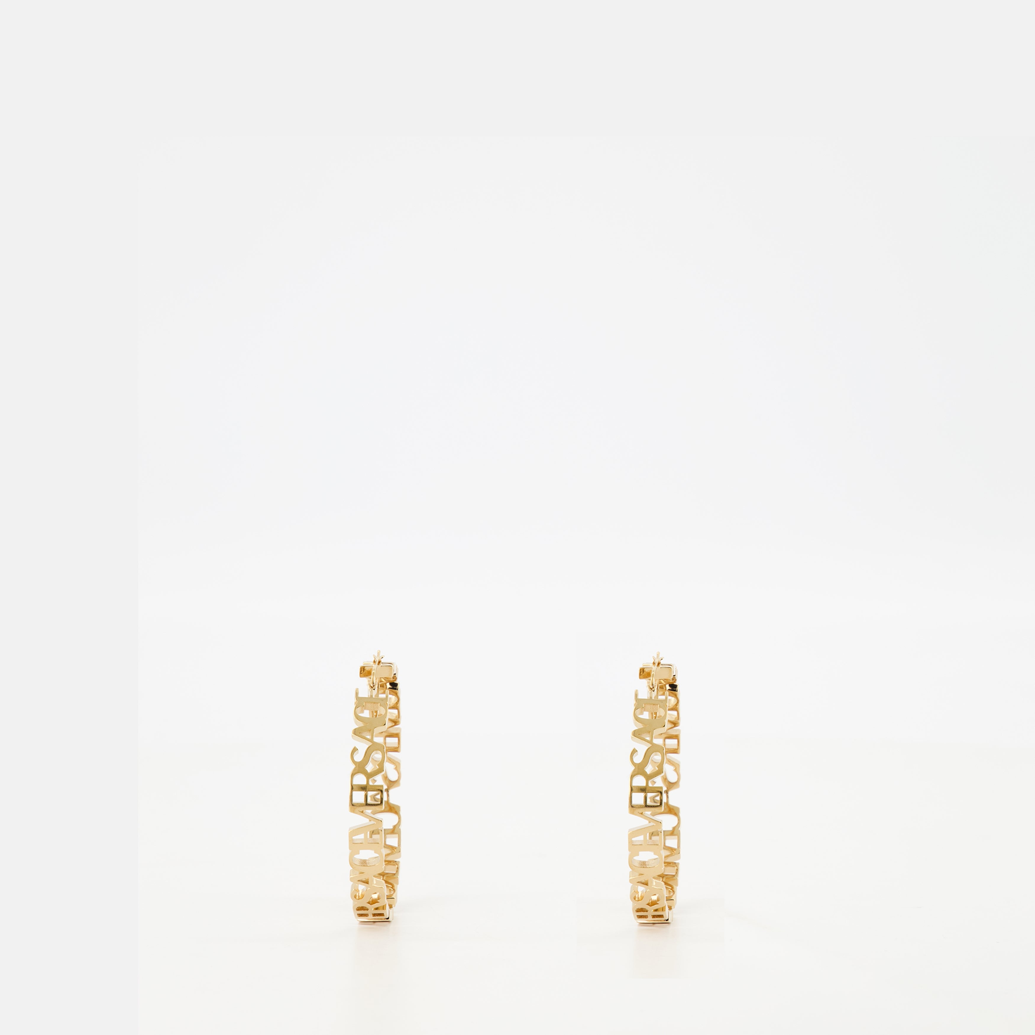 Joias Créoles à logo Versace Ouro Femme