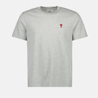 T-Shirts Rotes Ami de Coeur T-Shirt Ami PARIS Grau Unisex