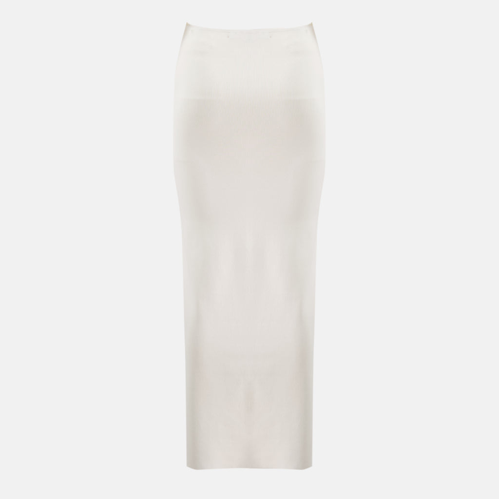 Imagen de la falda Marapadita blanca de la marca Christopher Esber para Mujer - Temporada Primavera-Verano 2026 - Vista Trasera