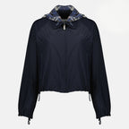 Bild des Newcott marineblauen Jackets von Burberry für Damen - Frühjahr-Sommer 2026 - Vorderansicht