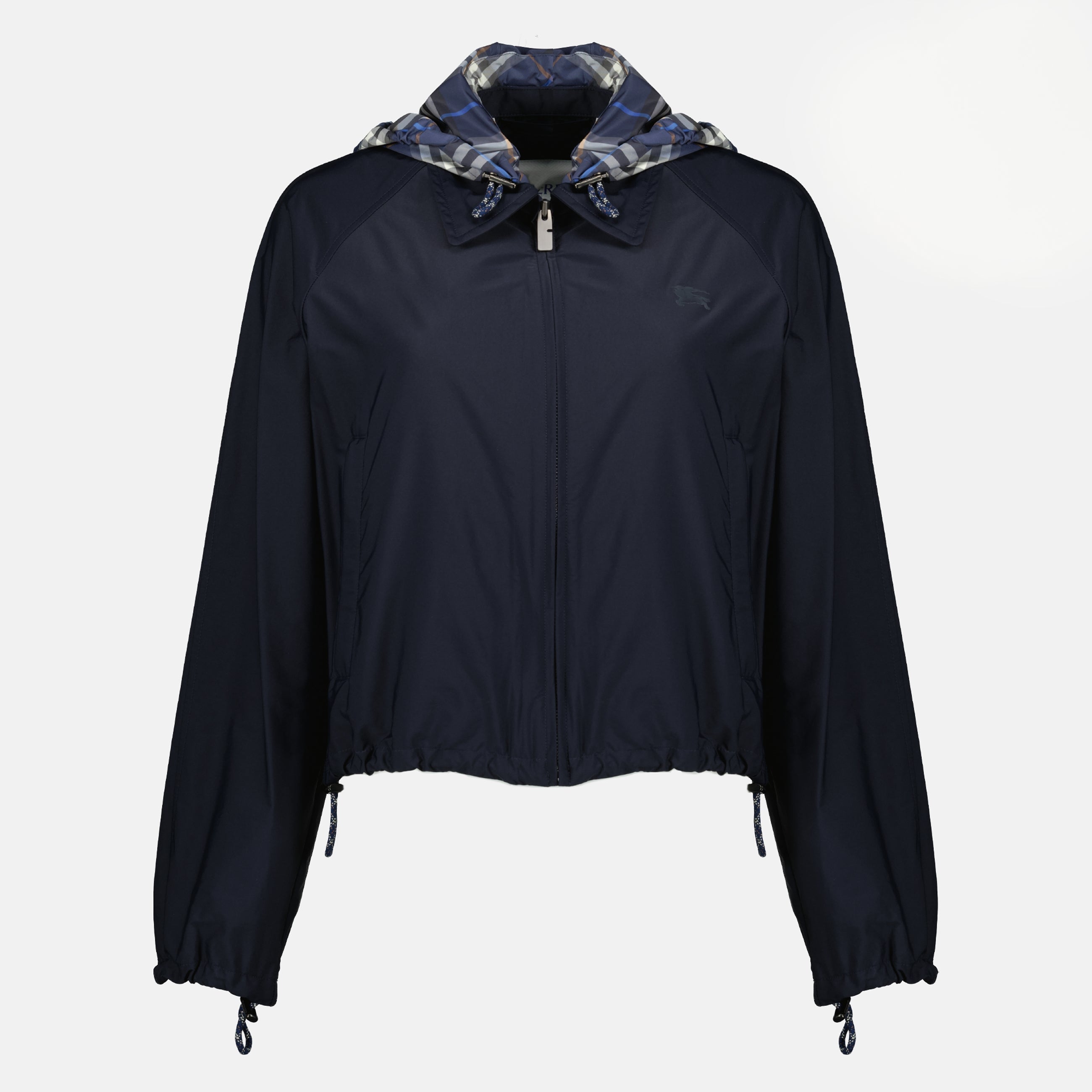 Image de l'article Veste Newcott bleu marine de la marque Burberry pour Femme - Saison Printemps-Été 2026 - Vue de Face